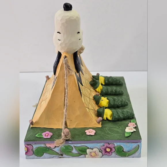 Jim Shore Peanuts Snoopy And Woodstock “Restful Campers” 6011952 - Picture 2 of 8